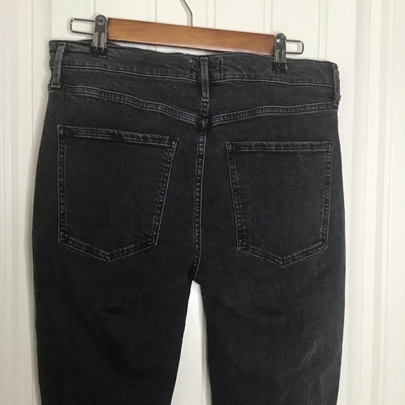 AGOLDE Jean Sophie High Waist Skinny Jeans in Black Size 31. - Picture 7 of 14